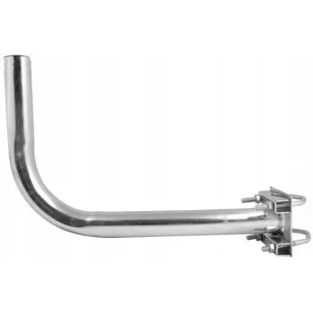 ROBSON balkonleuning-antennebeugel L500B (50 cm) - thermisch verzinkt staal, universele 38-mm-klem