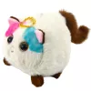LEAN TOYS Pluchen katje mascotte met wiebelende staart bruin en wit