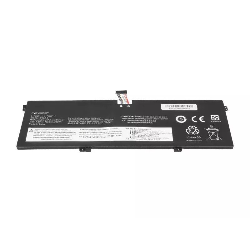 MOVANO accu L17C4PH1 voor Lenovo Yoga C930-13IKB - 7600 mAh (58 Wh)