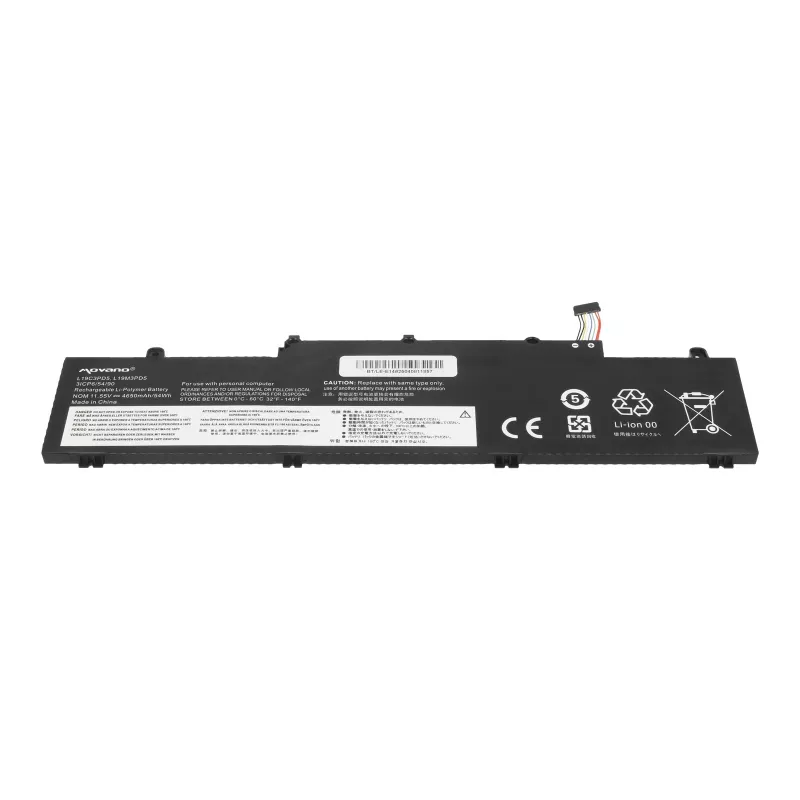 MOVANO accu L19M3PD5 L19C3PD5 L19D3PD5 voor Lenovo ThinkPad E14 E15 Gen2 Gen3 Gen4 - 4650 mAh (54 Wh)