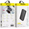 AWEI P6K Pro powerbank 20000mAh 2xUSB-A/USB-C zwart