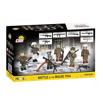 COBI Small Army Battle of the Bulge 1944 bouwstenenset, 75 onderdelen, 1 US-soldatenfiguur