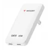 Verbatim Slim GaN-oplader 2 poorten 65W (EU/UK/US) wit
