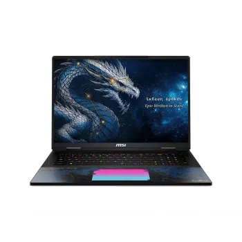 MSI Titan 18 HX Dragon Edition Draco Epic A2WJ-1218 (Intel Core Ultra 9 290HX Plus, 96GB RAM, 4TB SSD, RTX 5090, 18 inch QHD+ 240Hz, Windows 11 Home, zwart)