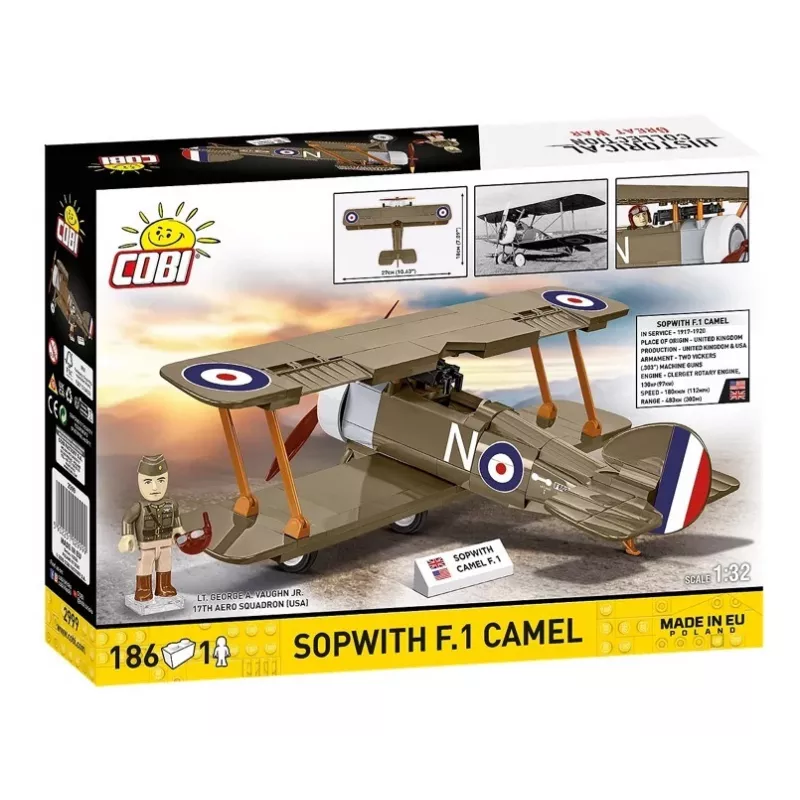 COBI 186 onderdelen HC GREAT WAR / 2999 / Sopwith F.1 Camel