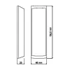 ROGER PRT12MF-R4 proximity-kaartlezer, 13,56 MHz MIFARE