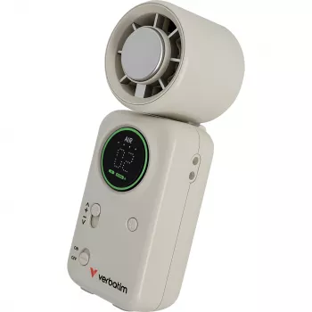 Verbatim Cool 'n' Go Ice Touch Pro handventilator wit/zilver 32346