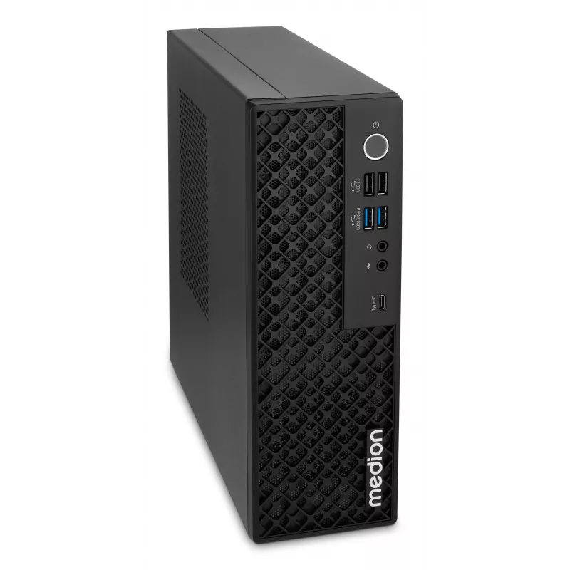 Medion 10026214 PICOWORX T80III MD340101 mini-pc, Intel Processor N100, 16GB RAM, 512GB SSD, Windows 11 Pro, Wi-Fi 6, zwart
