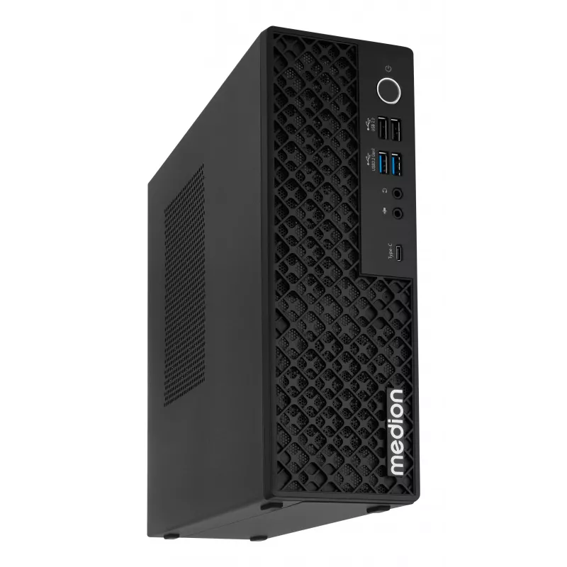 Medion 10026214 PICOWORX T80III MD340101 mini-pc, Intel Processor N100, 16GB RAM, 512GB SSD, Windows 11 Pro, Wi-Fi 6, zwart