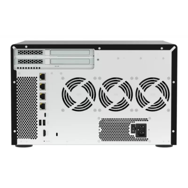 QNAP TVS-h1277AX-R5-16G 12-bay QuTS hero NAS, 8x 3.5 SATA + 4
