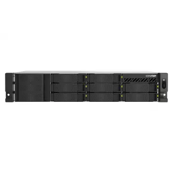 QNAP TS-H1065EU-RP 10-bay rackmount-NAS met Intel Xeon D-1622, 16GB RAM, 2.5GbE, redundante voeding