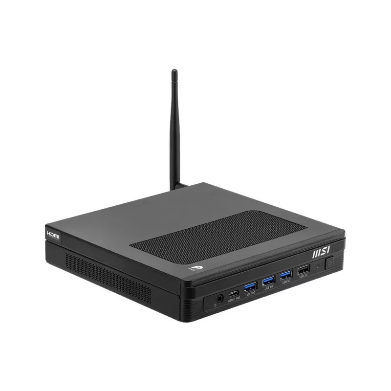 MSI PRO DP10 A14MG-004EU mini-pc - Intel Pentium G7400, 8GB RAM, 128GB SSD, Windows 11 Pro, zwart