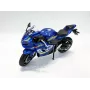 PULIO MSZ 1/12 Suzuki GSX-R1000 blauw diecast motorfietsmodel