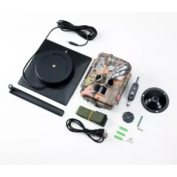 Denver WSL-8050 Solar-wildcamera met 20MP foto, Full-HD-video, nachtzicht en ingebouwd zonnepaneel