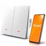 QOLTEC Smart Light Switch WiFi 2-gang timer Tuya wit