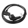 LANBERG CA-C13C-12CC-0030-BK 3m haakse Schuko naar IEC C13 netkabel, H05VV-F 3G1.0, VDE, zwart