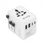 Crong One World reisadapter GaN 45W UK/EU/US/AU wit