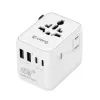Crong One World reisadapter GaN 45W UK/EU/US/AU wit