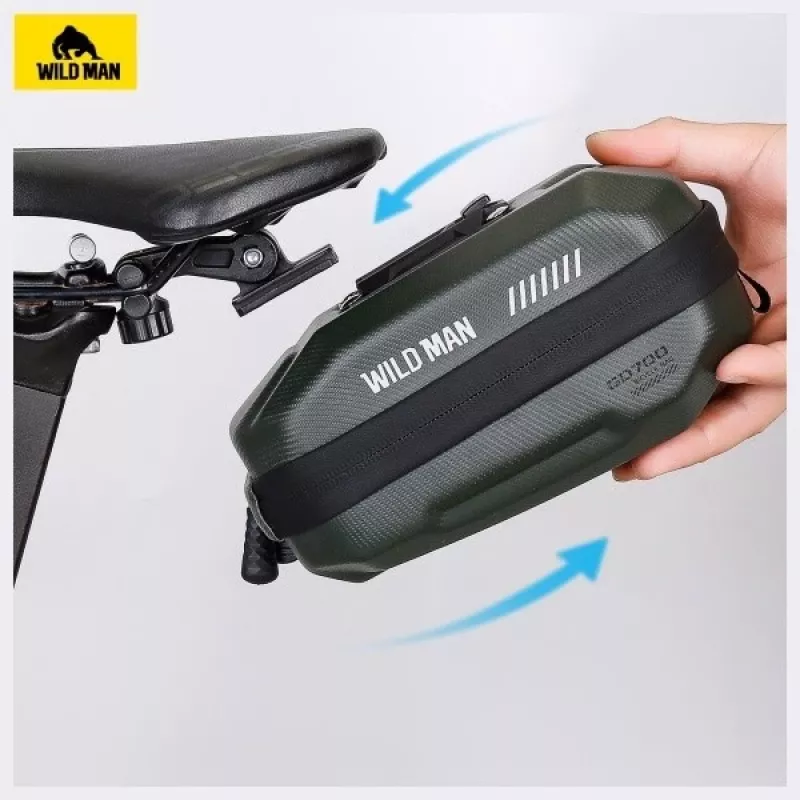 WILDMAN GD700 fietstas zadel groen