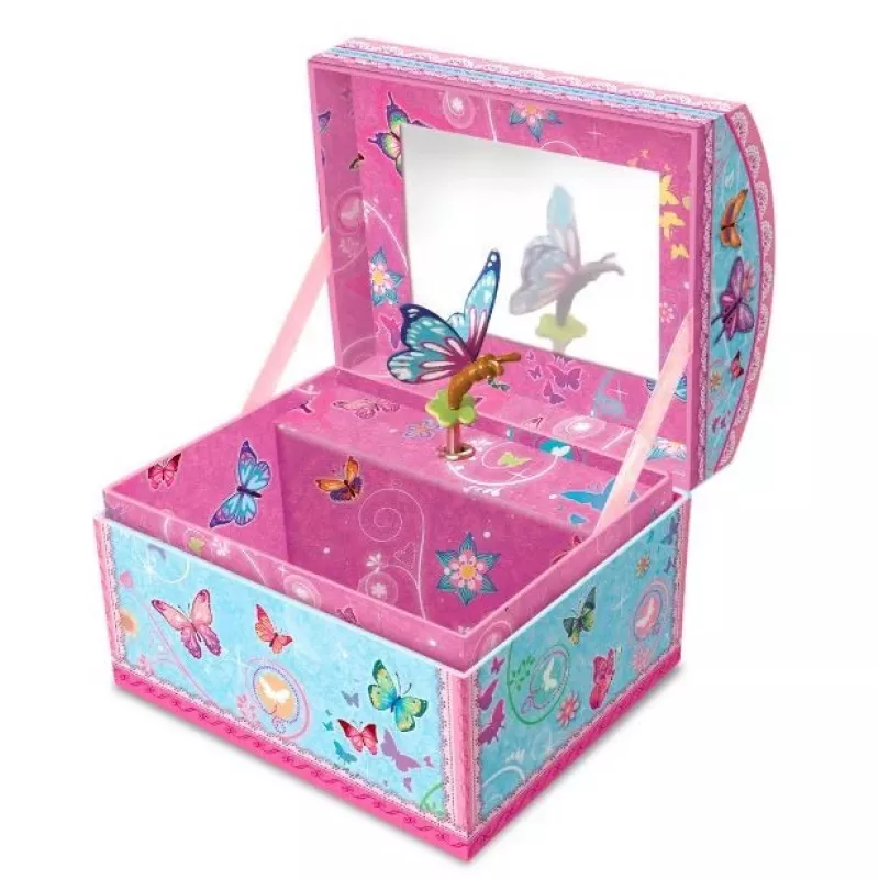 PULIO Pecoware kist muziekdoos - vlinders 2