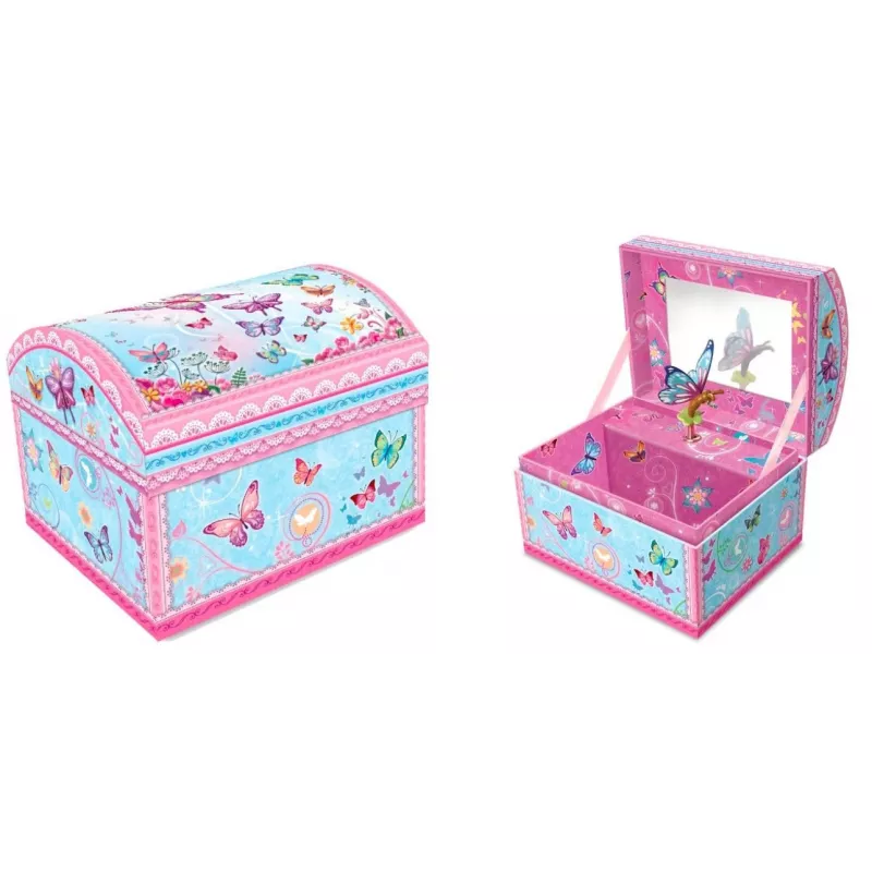 PULIO Pecoware kist muziekdoos - vlinders 2