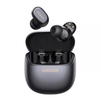 UGREEN WS220 TWS True Wireless Bluetooth 5.0 oordopjes met oplaadcase, touch-bediening, IPX4 waterbescherming, ingebouwde microfoon, 16u totale accuduur - zwart
