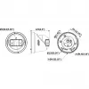 Hikvision DS-2CD2387G3P-LIS2UY/SL(180°)/O-STD zwart 8 MP panorama netwerkcamera