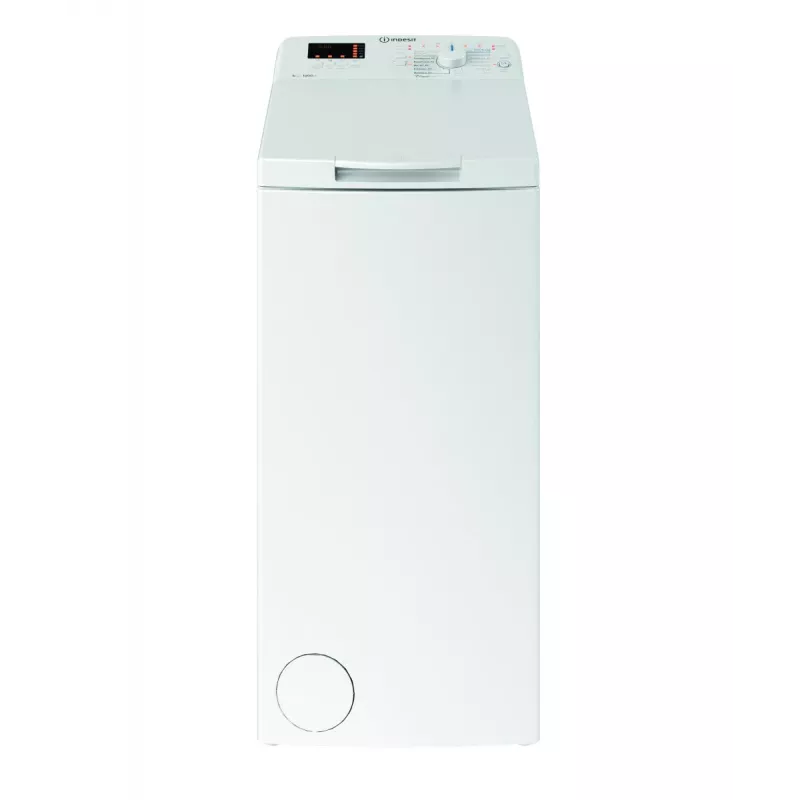 Indesit BTWWS60400PLN bovenlader wasmachine, 6 kg, 1000 t/min, wit