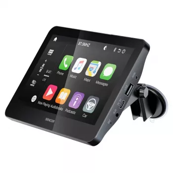 SENCOR SCT M760BWT 7 inch draadloze CarPlay Android Auto 2-DIN multimedia-ontvanger met achteruitrijcamera-ingang