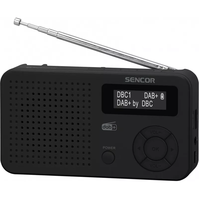 Sencor SRD 7210B DAB+ radio FM/BT/USB - zwart