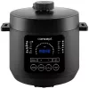 CONCEPT CK6001 multikoker 5L 900W 10 programma's antiaanbaklaag zwart/RVS