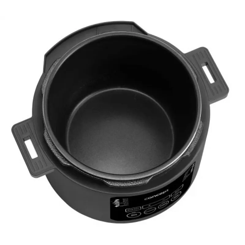 CONCEPT CK6001 multikoker 5L 900W 10 programma's antiaanbaklaag zwart/RVS