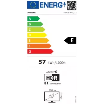 Philips 55PUS7061/12 55 inch 4K UHD LED Smart TV met HDR Plus