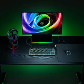 Razer Huntsman V3 Tenkeyless 8KHz gaming-toetsenbord - Duitse layout (QWERTZ), Razer Analog Optical Switches Gen-2, Chroma RGB, zwart