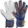 Reusch Attrakt Grip keepershandschoenen diepblauw/wit/feloranje maat 11