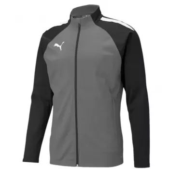 Puma teamLIGA Training Heren Trainingsshirt met kwartrits Puma Black-Asphalt Maat L