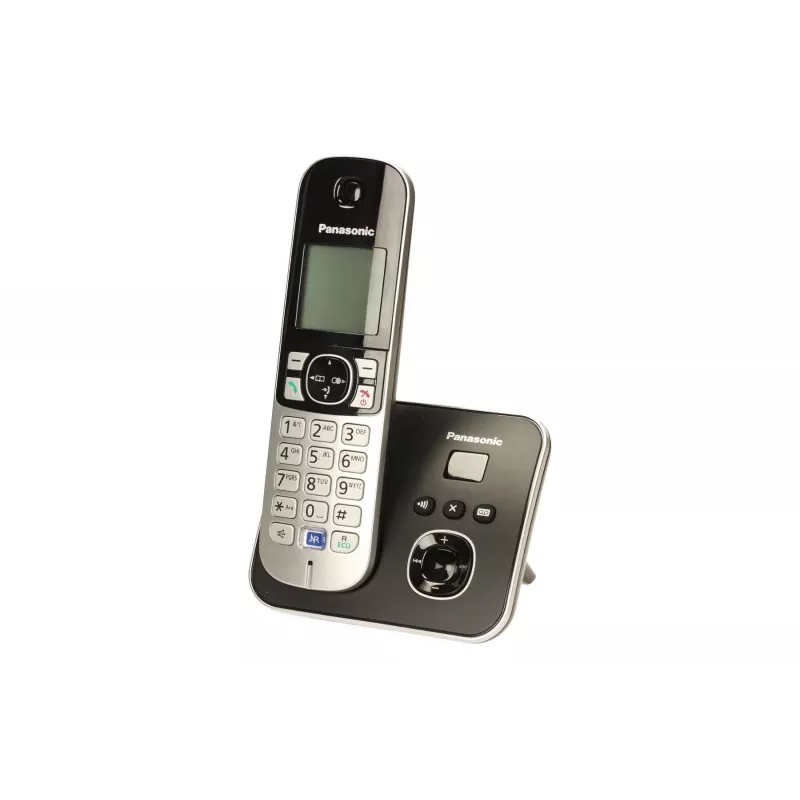 Panasonic KX-TG6821 DECT draadloze telefoon met antwoordapparaat, zwart