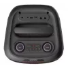 Denver BPS-270 draagbare partyluidspreker met Bluetooth, 400W PMPO, LED-lichteffecten, karaoke, FM-radio, USB/SD/AUX, microfooningang, zwart