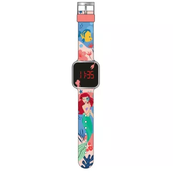 PULIO digitaal horloge LED Diakakis - Ariel kinderen blauw siliconenband