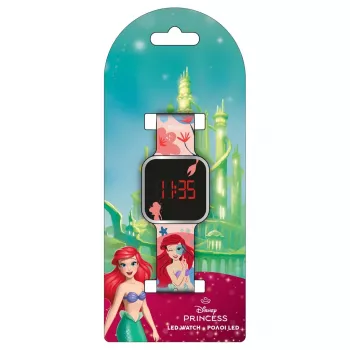 PULIO digitaal horloge LED Diakakis - Ariel kinderen blauw siliconenband