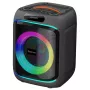 DENVER BPS-170 400W Bluetooth-partyluidspreker met RGB-lichten, TWS, karaoke, FM-radio, USB/SD/AUX/microfooningangen