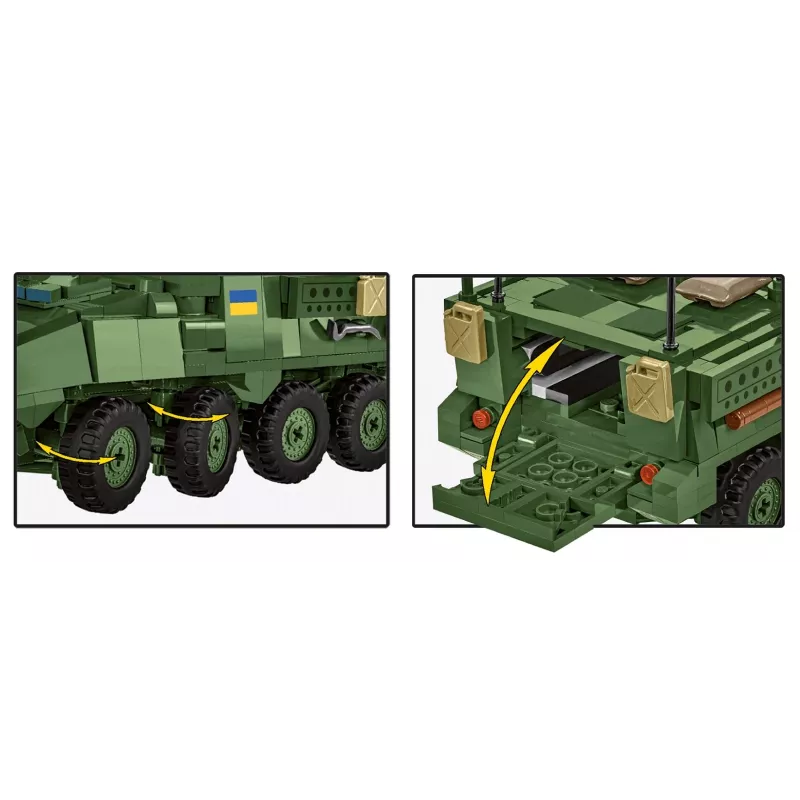 COBI Stryker M1126 ICV (1:35 schaal) – gedetailleerde militaire voertuigmodelbouwset