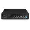 ESPERANZA 6-poorts PoE+ Gigabit switch 65W GOLIATH (4 PoE+ poorten, 2 uplinks, 12 Gbps, ventilatorloos metaal)
