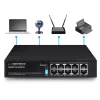 Esperanza 10-poorts PoE+ switch 10/100/1000 120W MATRIX ENS108