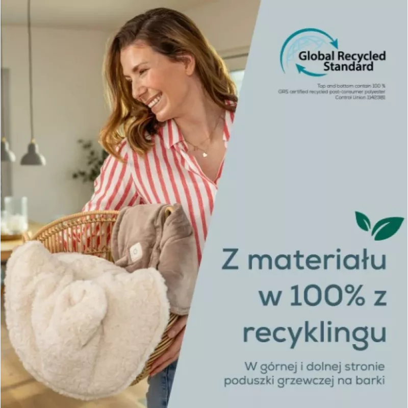 Beurer HK 165 Huggy Creme warmtekussen | 3 warmtestanden, wasbaar, Beurer Safety System