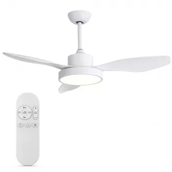 Extralink Aero Breeze 47 smart WiFi plafondventilator, wit, app-bediening, 119 cm