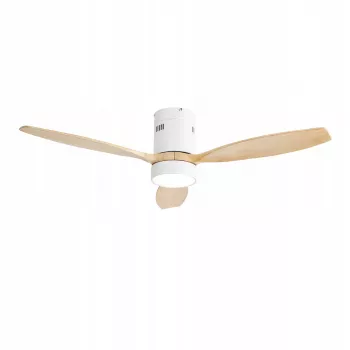 Extralink Nature Flow 52 slimme WiFi-plafondventilator, hout, 132 cm, app-bediening