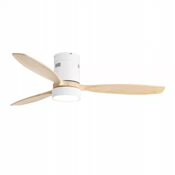 Extralink Nature Flow 52 slimme WiFi-plafondventilator, hout, 132 cm, app-bediening