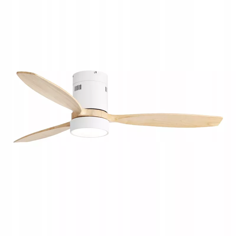 Extralink Nature Flow 52 slimme WiFi-plafondventilator, hout, 132 cm, app-bediening