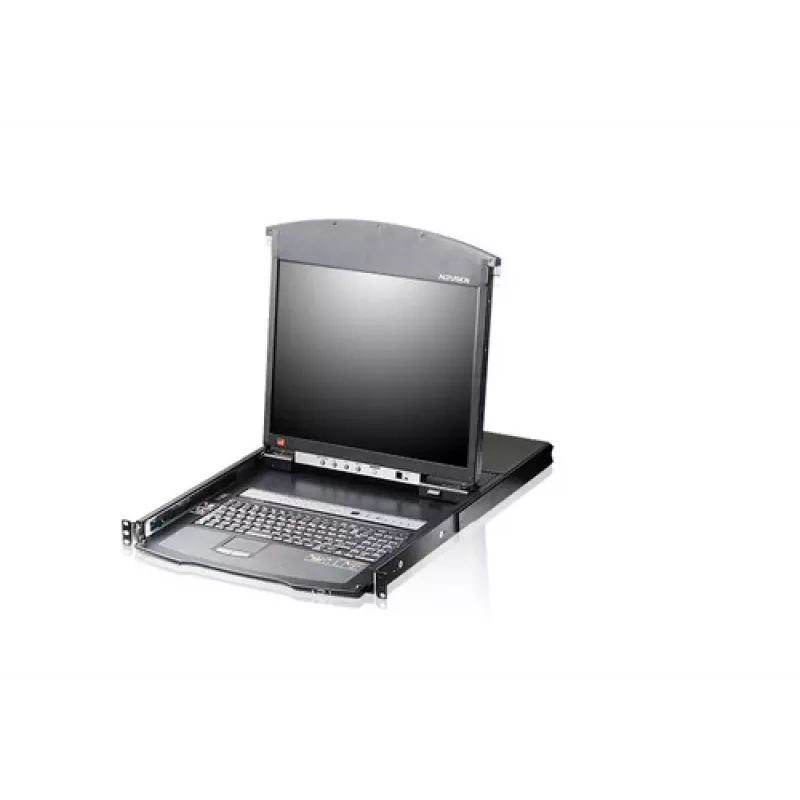 ATEN KL1508AiM F 17 inch LCD IP KVM-switch - 8-poorts rackmount-console met externe toegang